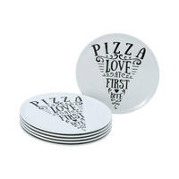 PIZZATELLERSET  - Weiß, Trend, Keramik (33cm) - Creatable