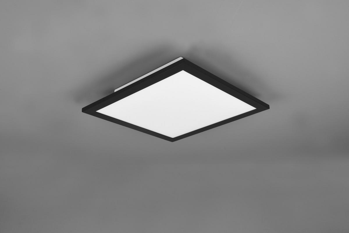 LED-DECKENLEUCHTE 13,5 W    29,5/29,5/5 cm  - Basics, Kunststoff/Metall (29,5/29,5/5cm)