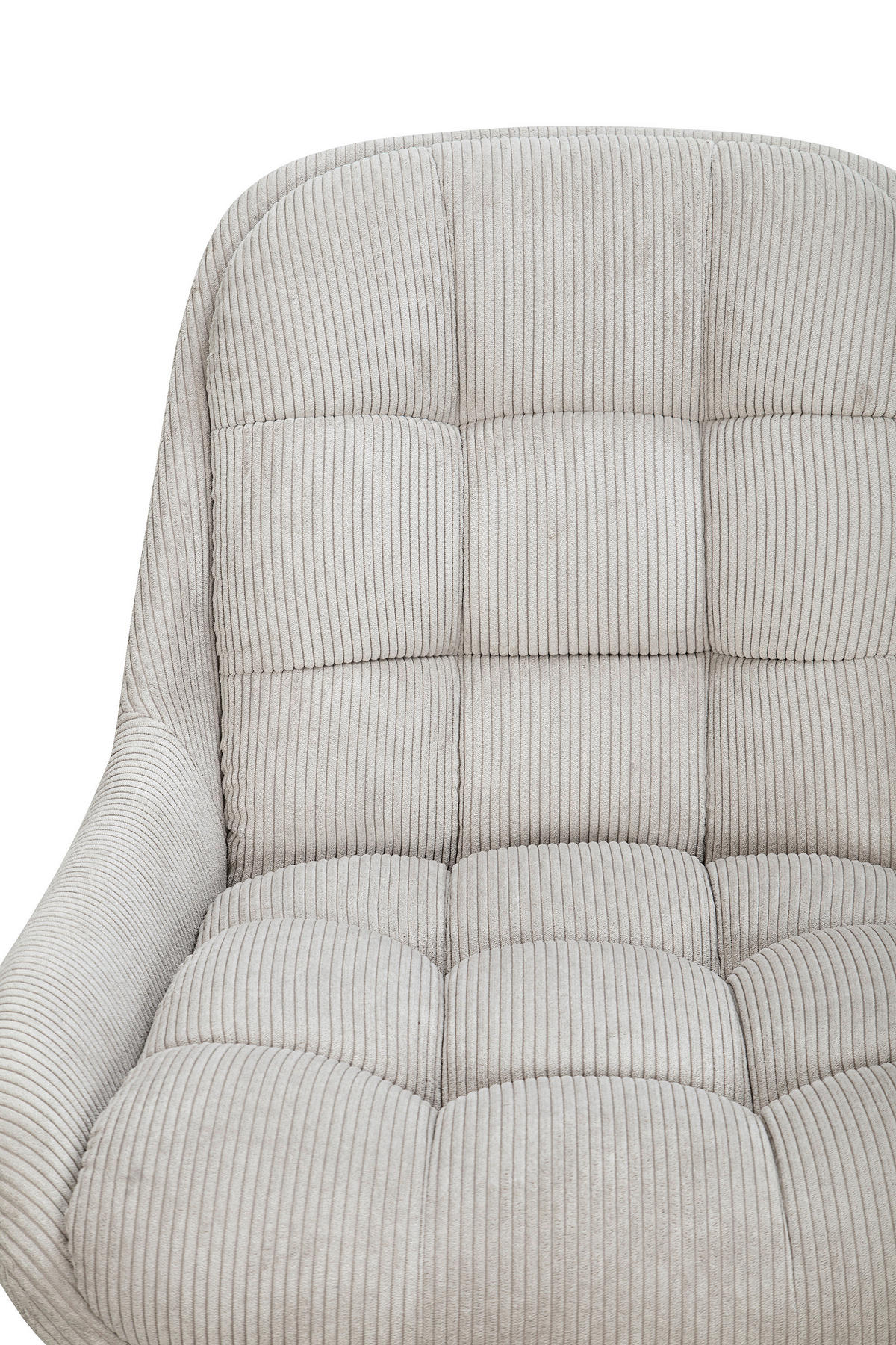 STUHL - Taupe/Schwarz, Design, Textil/Metall (58/85/70cm) - Johann Jakob