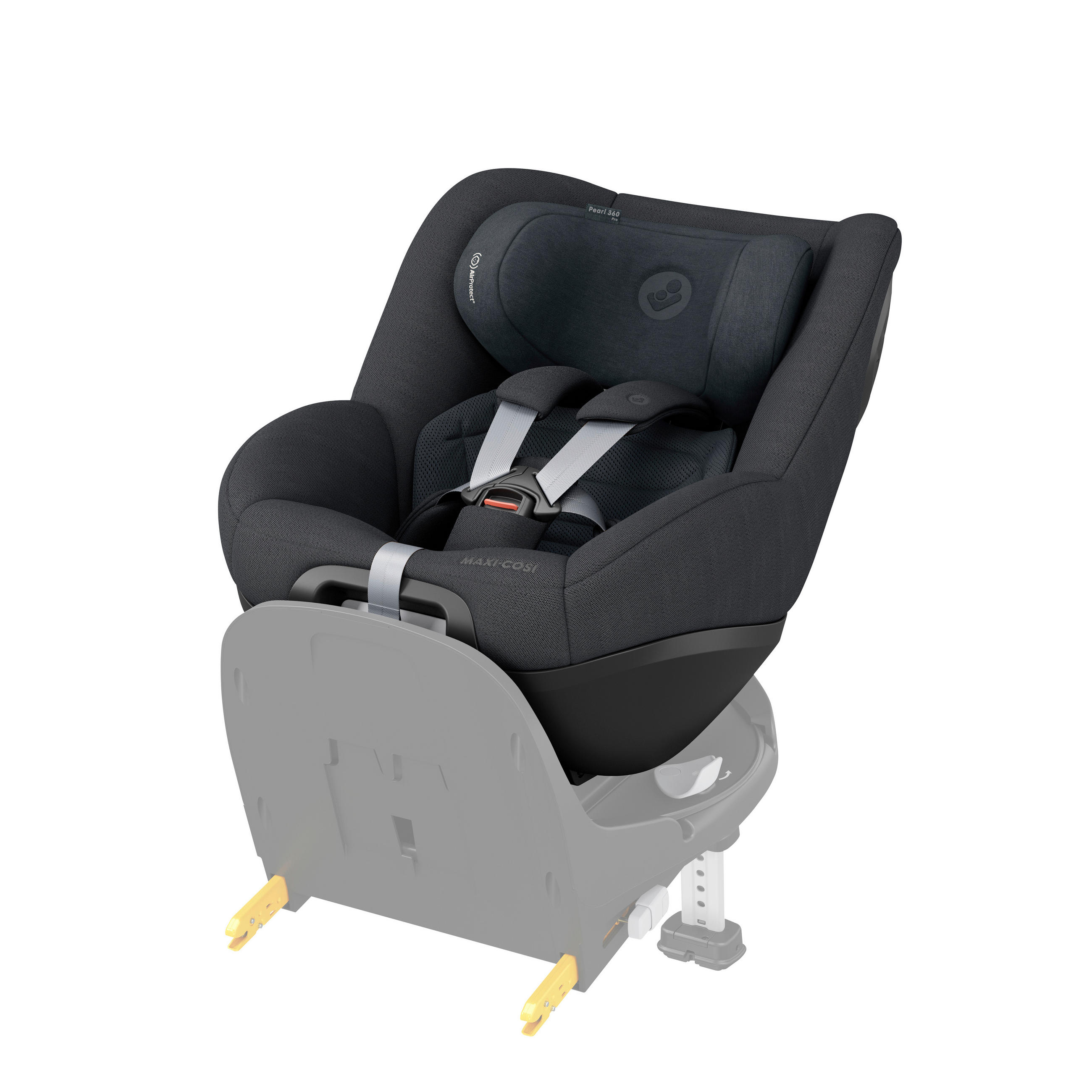 REBOARD DEČJE SEDIŠTE PEARL 360 PRO - grafitno siva, Osnovno, tekstil/metal (43,2/49,6/71,4cm) - Maxi-Cosi