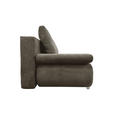 SCHLAFSOFA Jacquard Braun, Dunkelgrau  - Chromfarben/Dunkelgrau, Design, Textil (200/78/90cm) - Venda