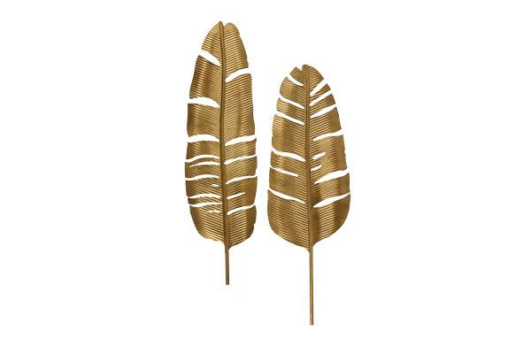 DEKORFJÄDER - mässingsfärgad, Modern, metall (20,5/23/76/3cm) - Ambia Home