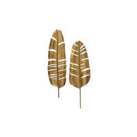 DEKORFJÄDER - mässingsfärgad, Modern, metall (20,5/23/76/3cm) - Ambia Home