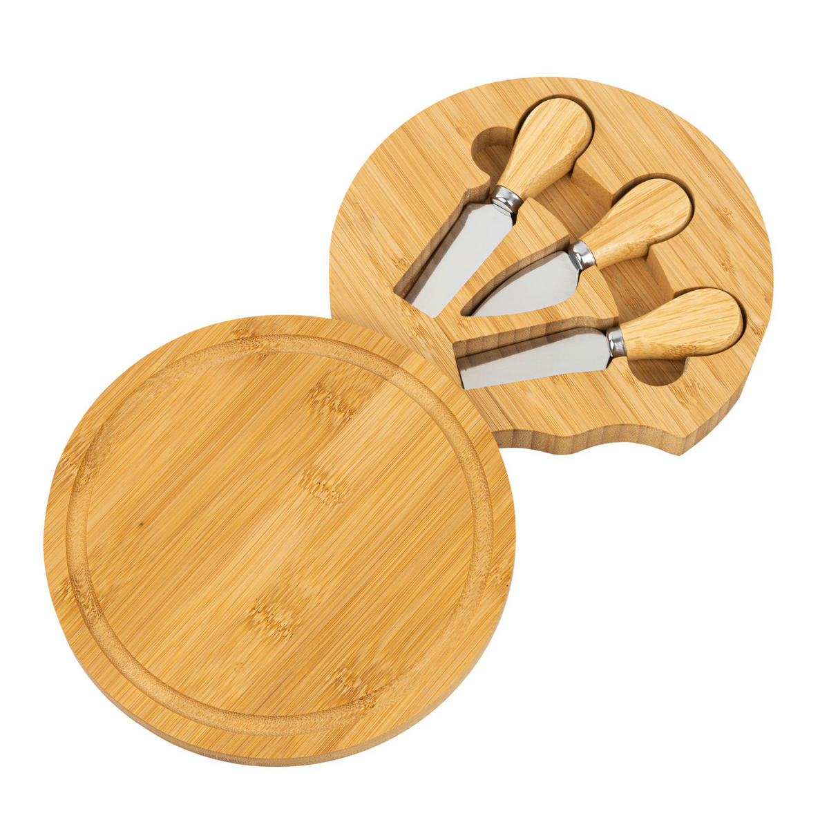 KÄSEMESSERSET  - KONVENTIONELL, Holz/Metall (20/3,2cm)