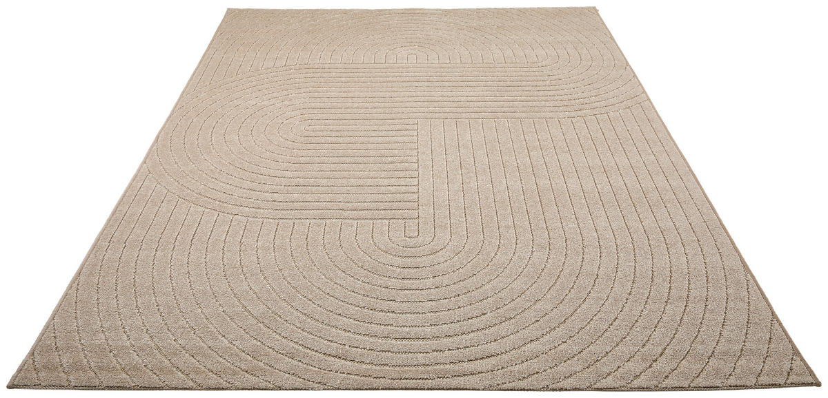 OUTDOORTEPPICH 120/170 cm Las Palmas Taupe  - Taupe, Trend, Textil (120/170cm) - Novel