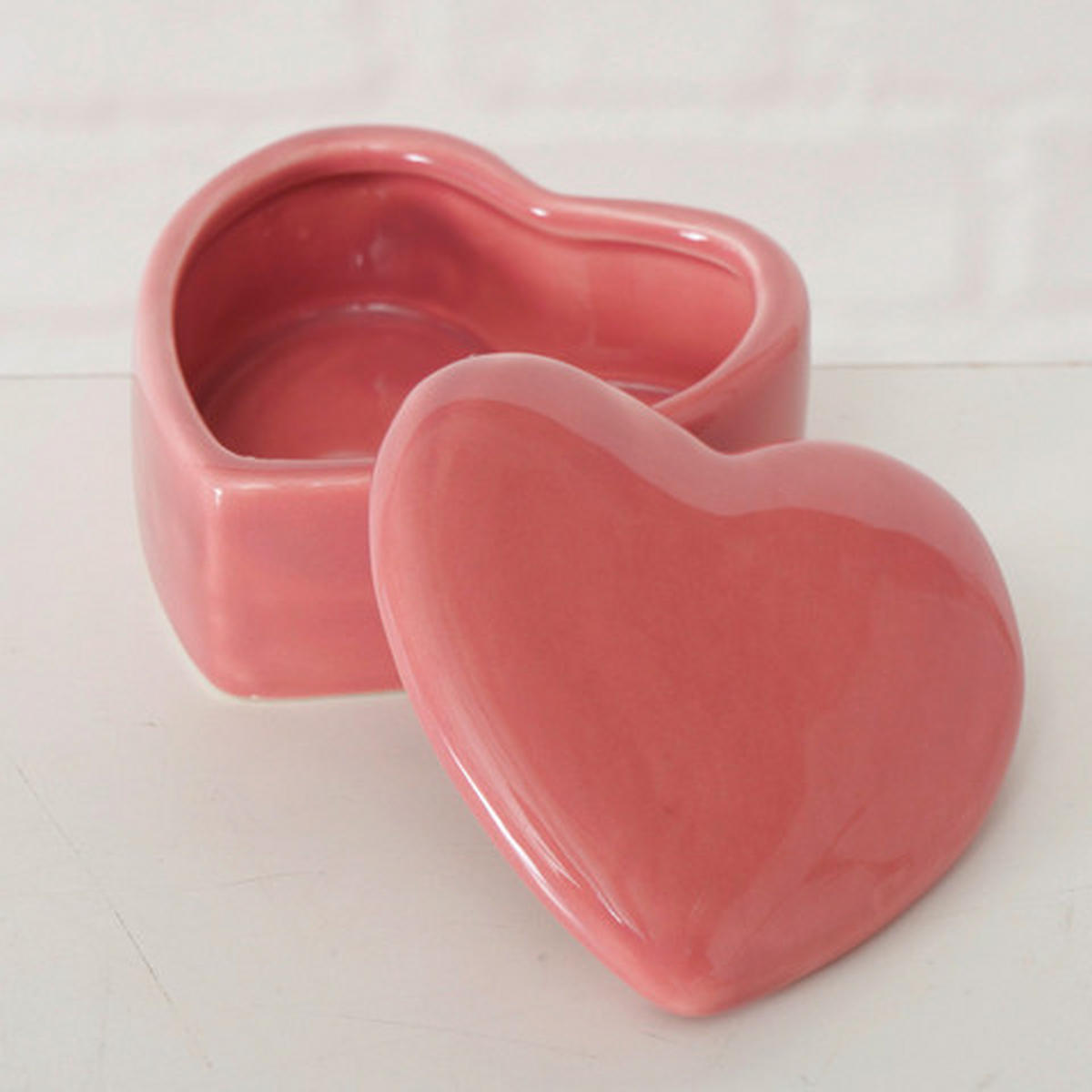 DOSE  - Hellrosa, KONVENTIONELL, Keramik (8/8/4cm)