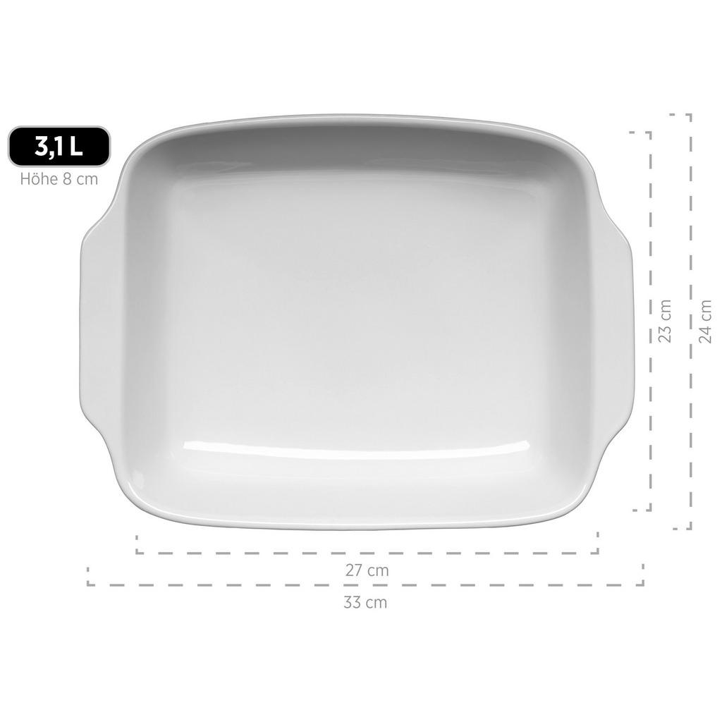 Thumbnail - Mäser Auflaufform Kitchen Time, Pastellgrün, Keramik, 3,1 L, rechteckig, 33x8x24 cm, backofengeeignet, antihaftbeschicht...