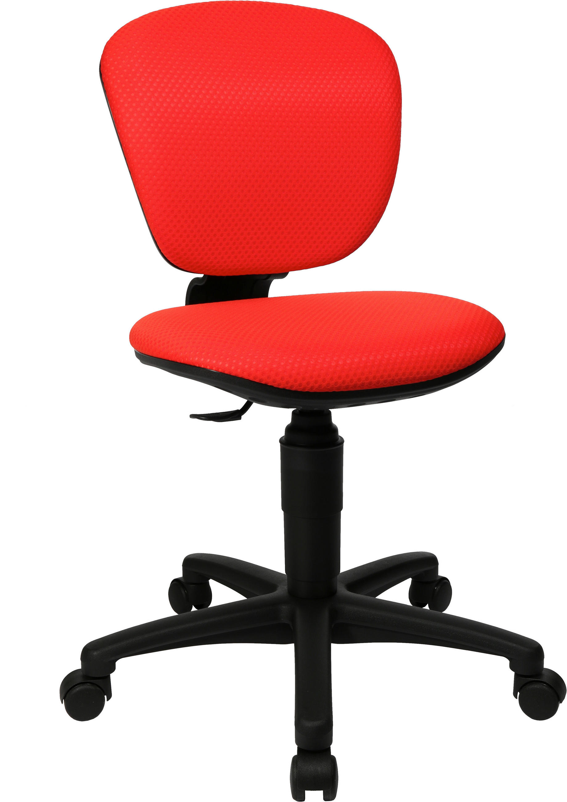 JUGENDDREHSTUHL Rot, Schwarz  - Rot/Schwarz, Basics, Kunststoff/Textil (40/40-49/38cm) - Xora