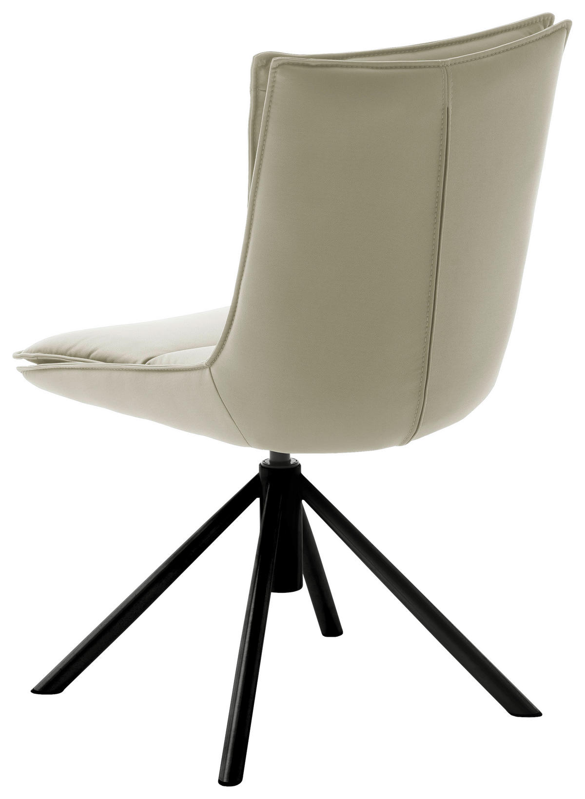 STOLICA  crna, kapućino       - crna/kapućino, Dizajnerski, metal/tekstil (49/90/65cm) - Novel