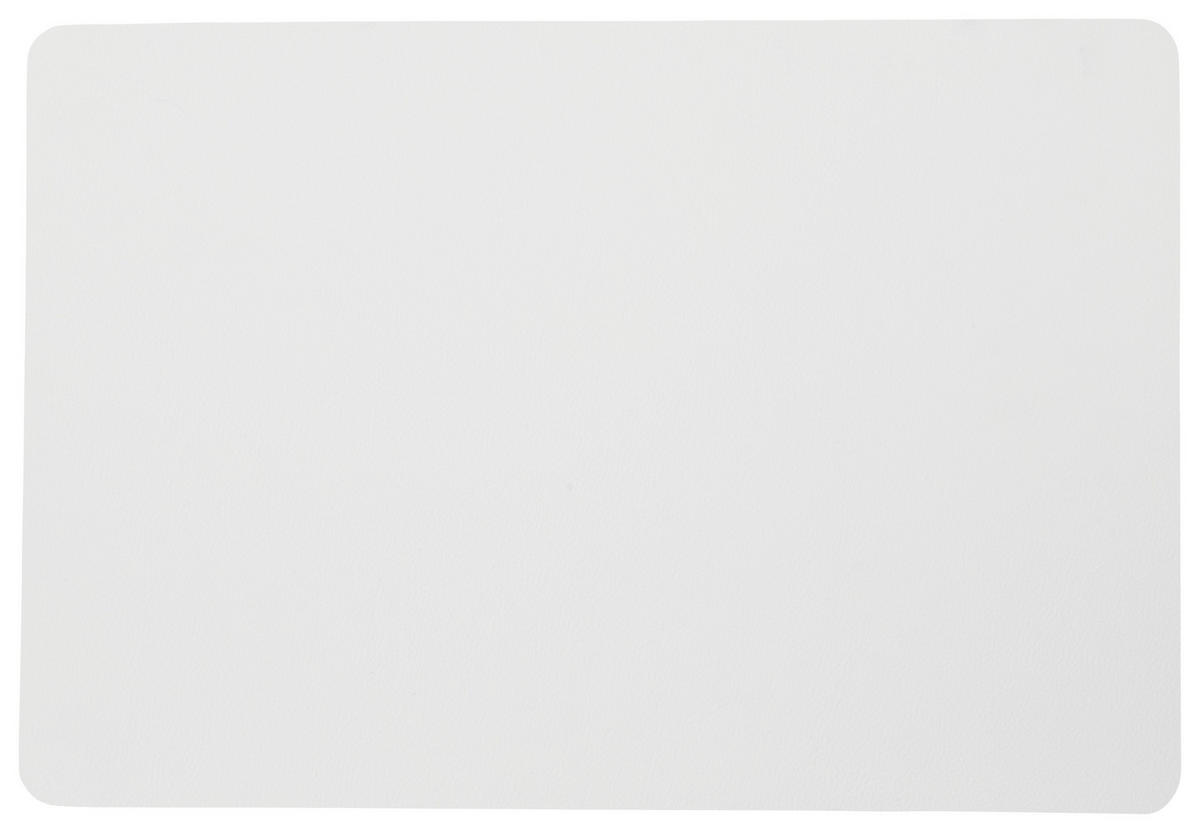 TISCHSET Kunststoff Lederlook Braun, Weiß 30/45 cm  - Braun/Weiß, Basics, Kunststoff (30/45cm) - Esposa