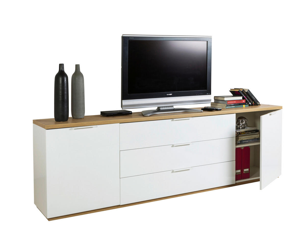 TV-ELEMENT  - Design, kovina/leseni material (240/40,5/74,8cm) - Carryhome