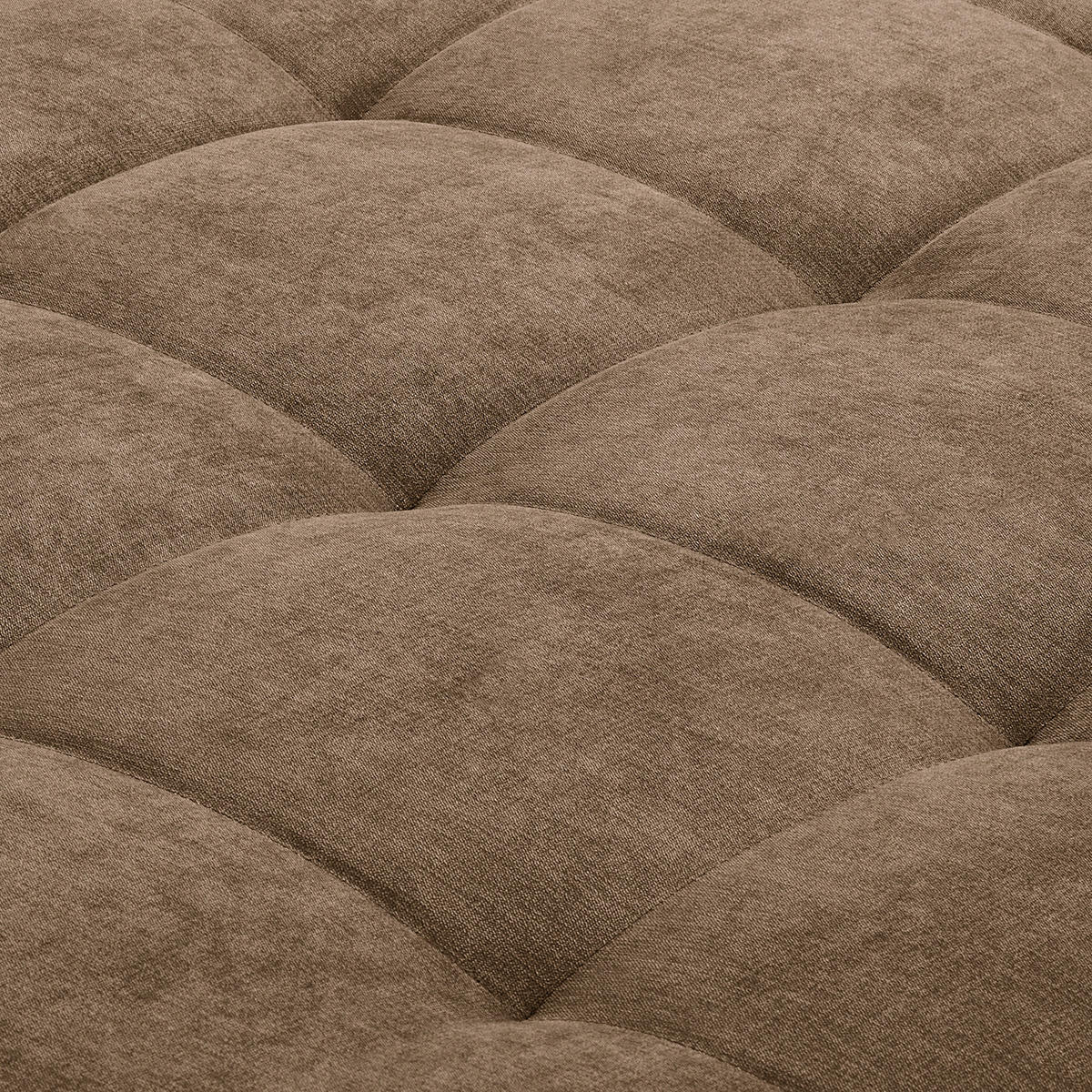 ECKSOFA Naomi Braun Mikrofaser Rückenkissen  - Schwarz/Braun, Design, Kunststoff/Textil (243/284cm) - P & B