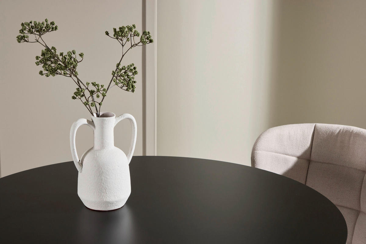 ESSTISCH in Holz, Metall  - Schwarz, MODERN, Holz/Metall (100/75cm) - Livetastic