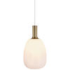 HÄNGELEUCHTE 43/343 cm  - Messingfarben/Schwarz, Basics, Glas/Metall (43/343cm) - Nordlux
