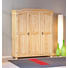 DREHTÜRENSCHRANK 3-türig Kiefer massiv Naturfarben - Naturfarben, LIFESTYLE, Holz/Metall (150/180/56cm) - Carryhome