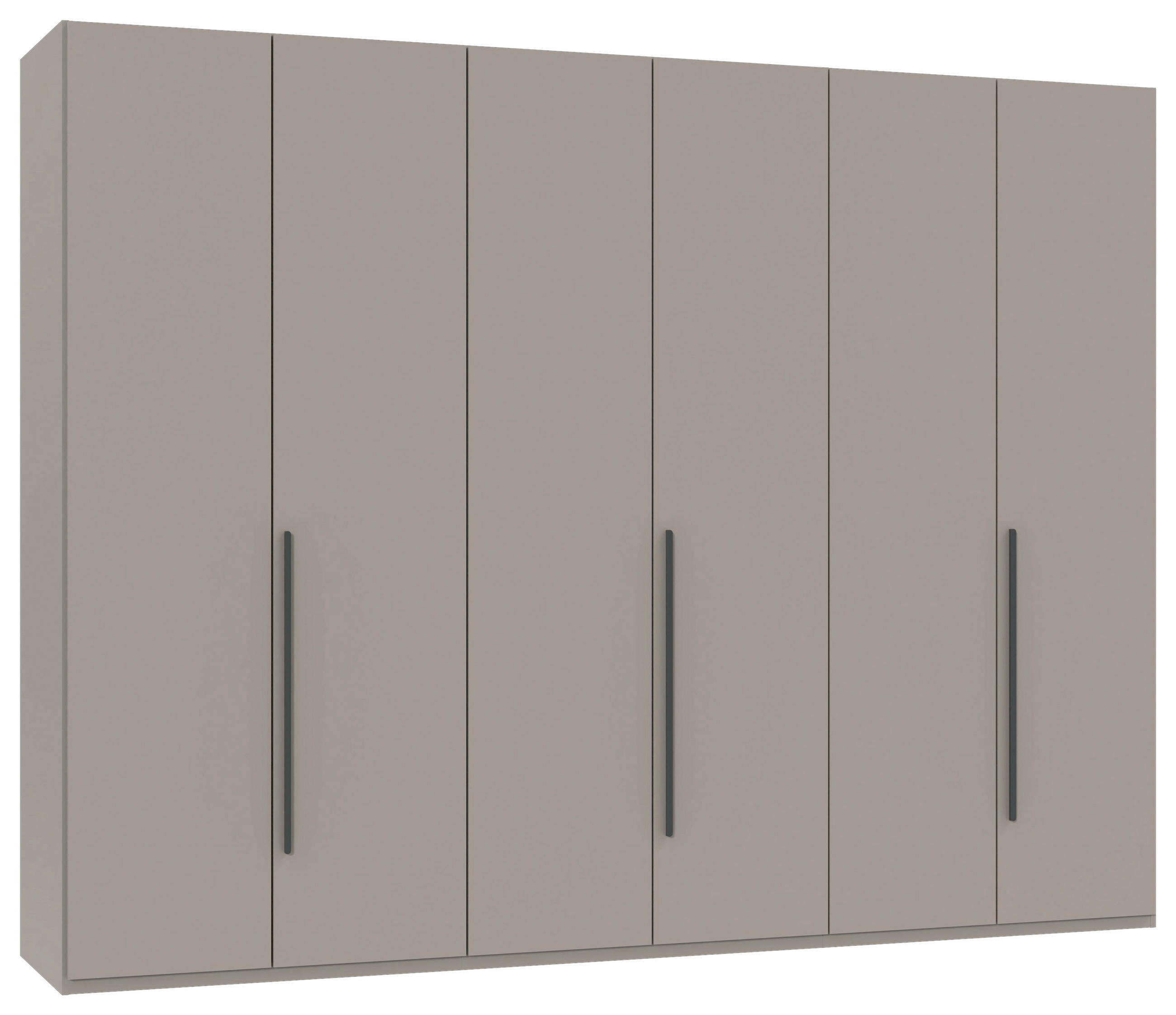 DREHTÜRENSCHRANK  in Graphitfarben, Sahara  - Graphitfarben/Sahara, MODERN, Holzwerkstoff/Kunststoff (270/208/58cm) - Chameo