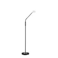 LED-STEHLEUCHTE - Schwarz, Basics, Metall (23/150cm) - Fischer & Honsel