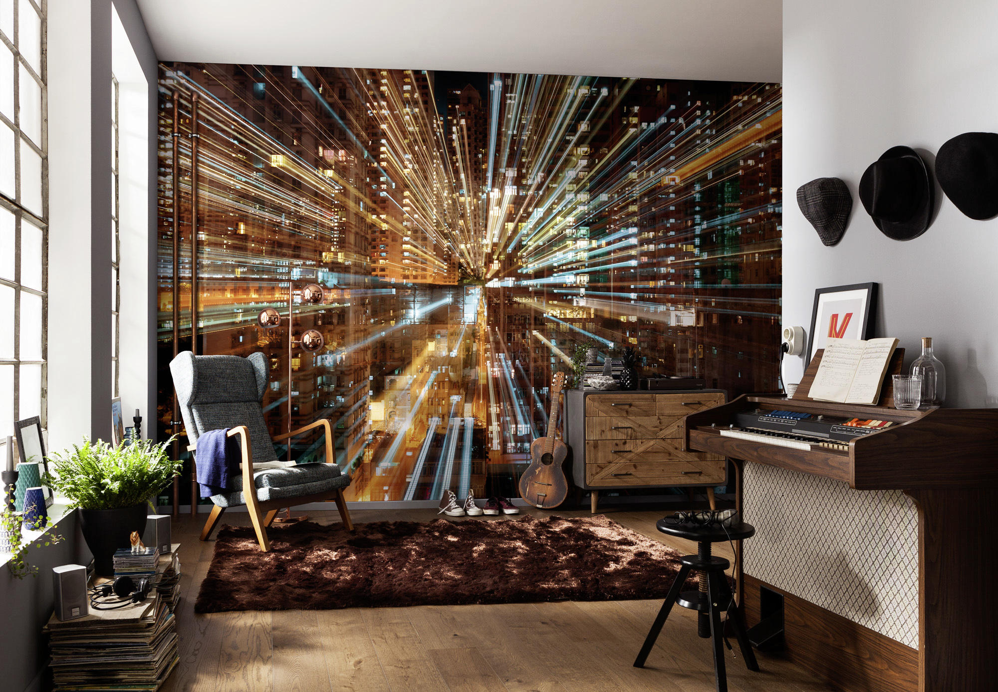 VLIESTAPETE FUSION  - Multicolor, Design, Papier (368/248cm) - Komar