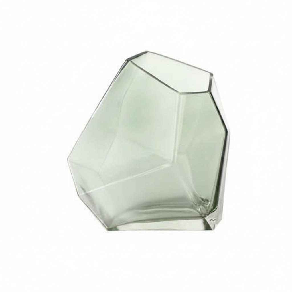 VASE  - Grün, LIFESTYLE, Glas (21,5/15/23,5cm)