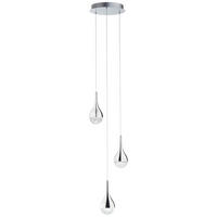 LED-HÄNGELEUCHTE 26/143,5 cm    - Chromfarben, Design, Glas/Metall (26/143,5cm) - Brilliant