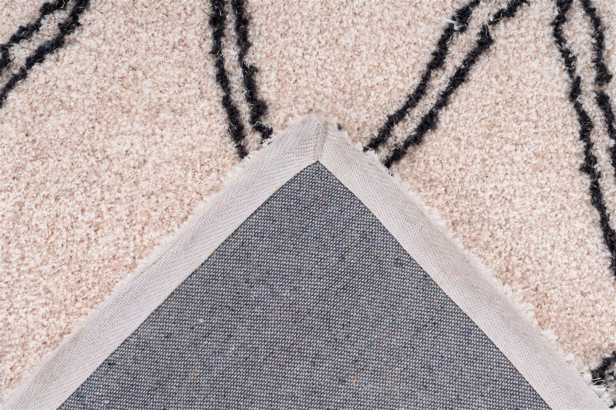 HOCHFLORTEPPICH 160/230 cm Orlando 325 Elfenbein Creme  - Creme, KONVENTIONELL, Textil (160/230cm)