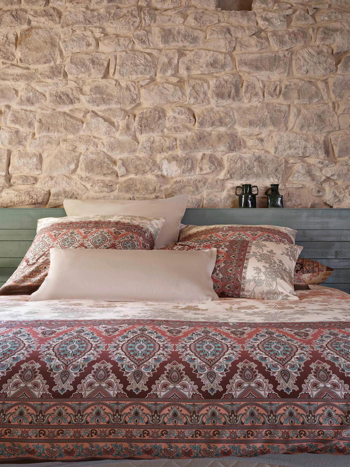 POSTELJINA  AGRIGENTO  - bež, Konvencionalno, tekstil (200/200cm) - Bassetti