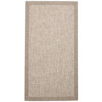 FLACHWEBETEPPICH  Wohnzimmer 80/200 cm Cusco Schlammfarben, Hellgrau rechteckig  - Schlammfarben/Hellgrau, KONVENTIONELL, Naturmaterialien/Textil (80/200cm) - Linea Natura