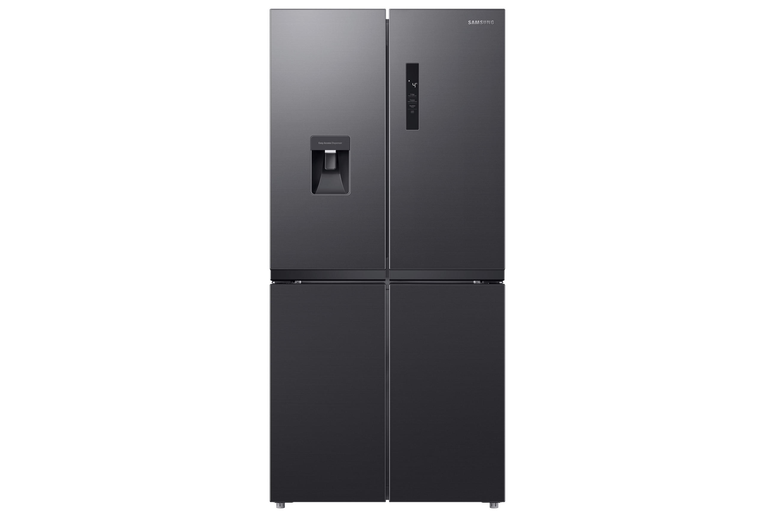 FRENCH-DOOR 833/1793/740 cm  - Schwarz, MODERN, Glas/Kunststoff (833/1793/740cm) - Samsung