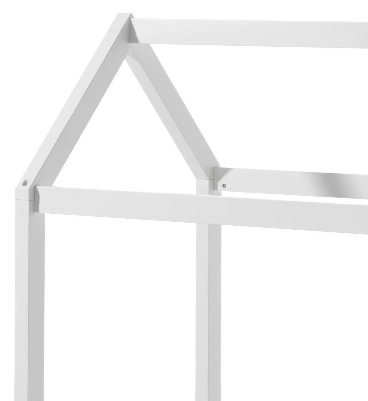 Montessori-Bett Lattenrost 70/140 cm  in Weiß  - Weiß, MODERN, Holz (70/140cm) - MID.YOU