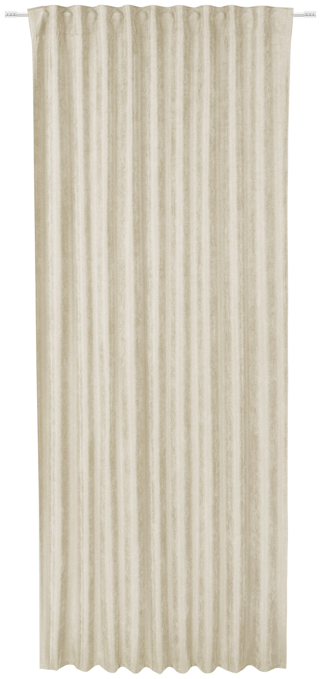 HOTOVÝ ZÁVĚS, neprůsvitné, 140/245 cm - béžová, Konvenční, textil (140/245cm) - Esposa