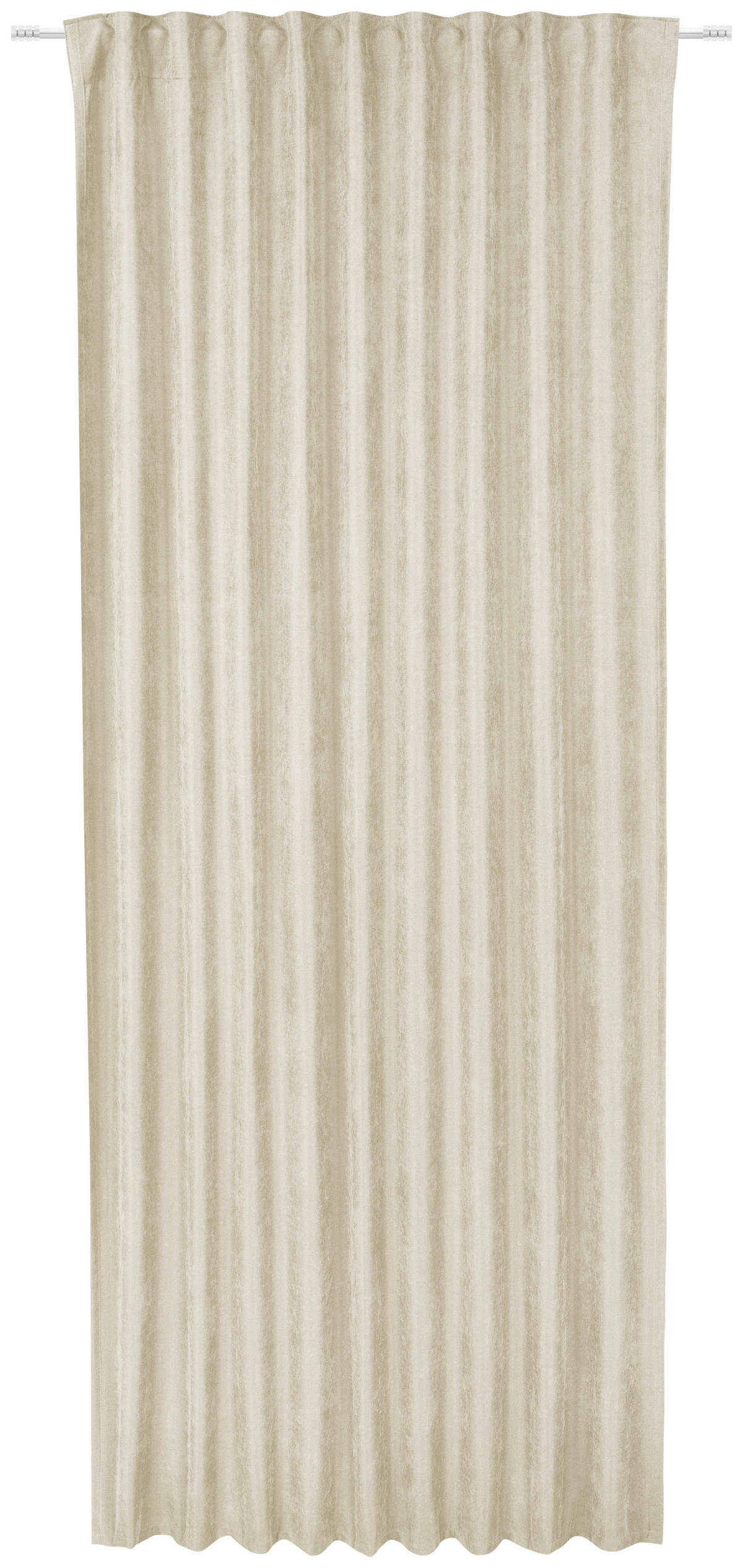 KONČANA ZAVESA  neprosojno   140/245 cm  - bež, Konvencionalno, tekstil (140/245cm) - Esposa