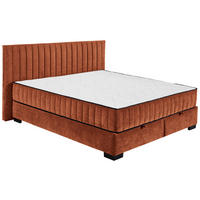 BOXBETT 180/200 cm  in Cognac  - Cognac/Schwarz, MODERN, Holzwerkstoff/Kunststoff (180/200cm) - MID.YOU