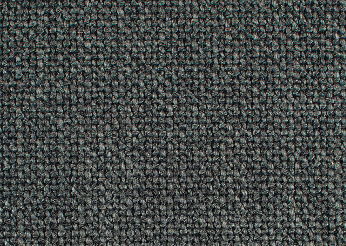 3-SITZER-SOFA in Webstoff Grau  - Schwarz/Grau, Design, Kunststoff/Textil (250/80/117cm) - home24