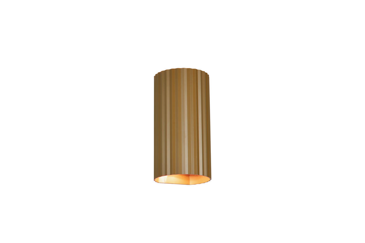 VÄGGLAMPA SOKA   - gråbrun, Basics, metall (9,5/18/8,5cm)