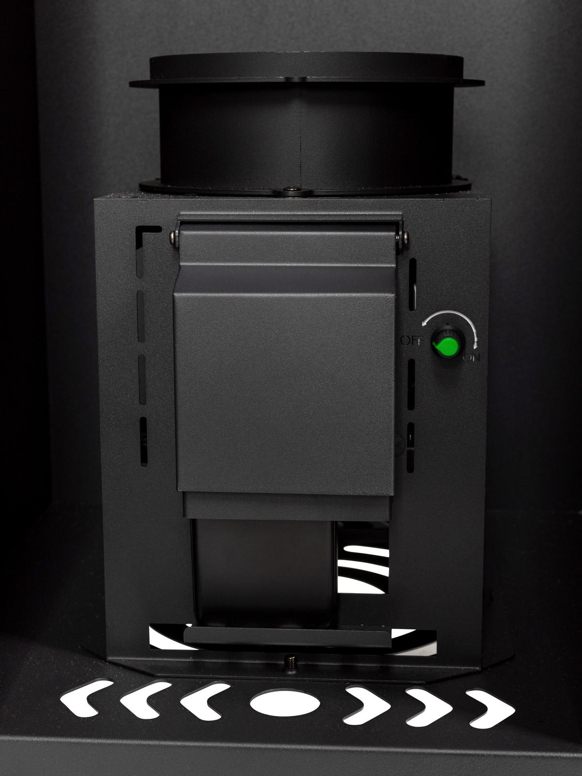 HEIZSTRAHLER - Schwarz, Design, Metall (35,5/137/35,5cm) - Nouvel