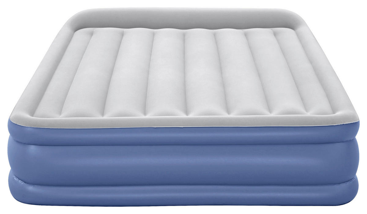 LUFTBETT TRITECH AIR 67630 Hellgrau, Dunkelblau  - Hellgrau/Dunkelblau, KONVENTIONELL, Kunststoff (203/152/46cm) - Bestway