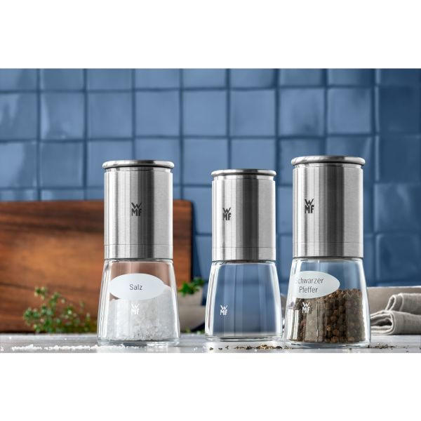 GEWÜRZMÜHLE 6/14 cm   - Klar/Edelstahlfarben, Design, Glas/Keramik (6/14cm) - WMF