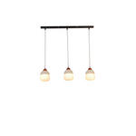 HÄNGELEUCHTE 80/13/130 cm  - Opal, Trend, Glas/Stein (80/13/130cm) - Novel