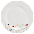 SPEISETELLER Wildflower 27 cm - Multicolor/Weiß, Basics, Keramik (27cm) - Novel