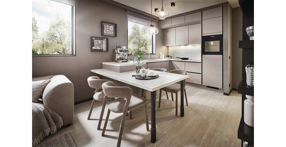 EINBAUKÜCHE   - Grau, Design, Holzwerkstoff - Xora