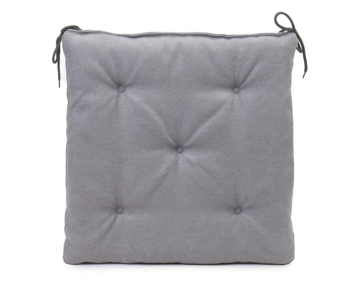 PODUŠKA NA SEDENIE, 40/40/4 cm - strieborná, Basics, textil (40/40/4cm) - Novel