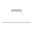 LED-HÄNGELEUCHTE 115/13/200 cm  - Alufarben, Basics, Kunststoff/Metall (115/13/200cm) - Novel