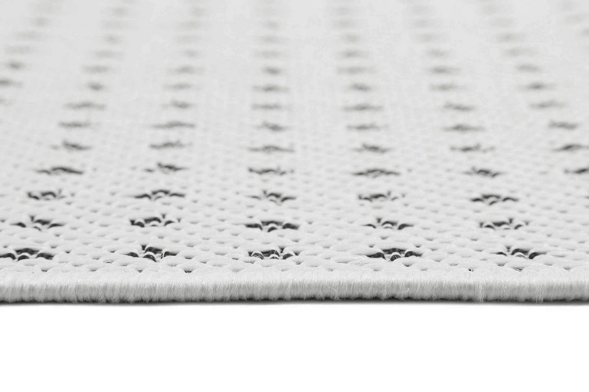 OUTDOORTEPPICH 133/200 cm Monroe Weiß  - Weiß, KONVENTIONELL, Textil (133/200cm) - Esprit