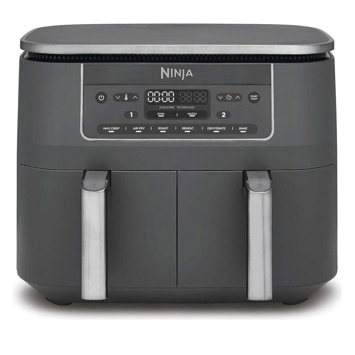 HEIßLUFTFRITTEUSE NINJA 7,6 L  - Dunkelgrau, Basics, Keramik