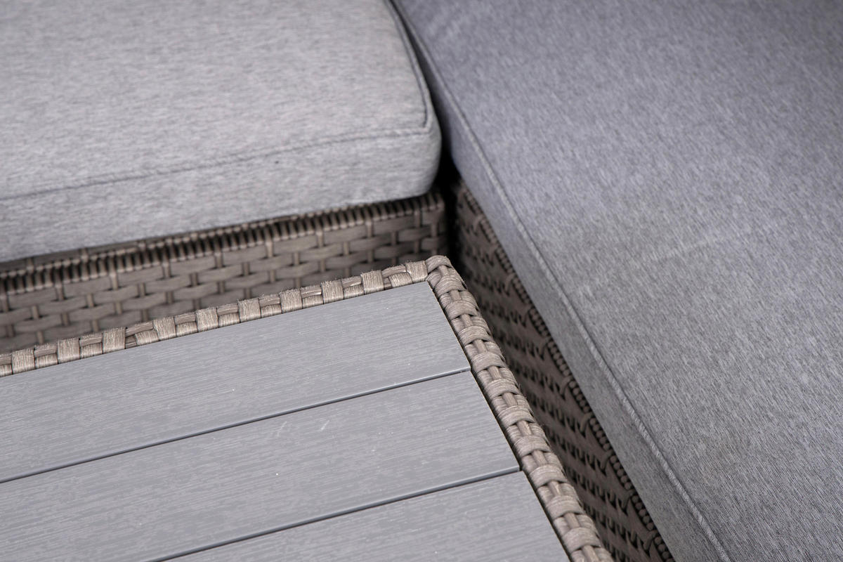 LOUNGEGARNITUR 3-teilig  178/234 cm   - Grau, Modern, Kunststoff/Textil (178/234cm) - Ondega