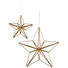 CHRISTBAUMANHÄNGER 2ER SET Goldfarben - Goldfarben, Metall CHRISTBAUMANHÄNGER 2ER SET Goldfarben - Goldfarben, Metall