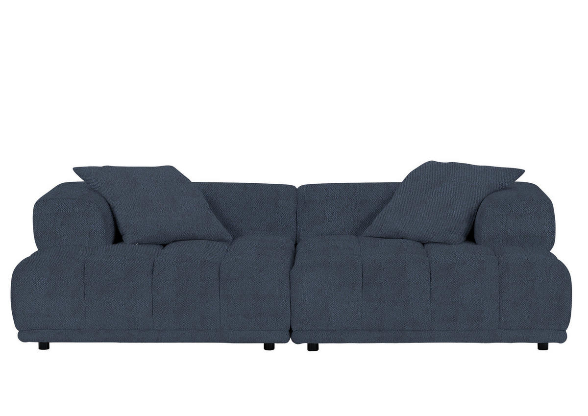 SOFFMODUL i plysch antracit  - svart/antracit, Klassisk, textil/plast (125/66/155cm) - Best Price