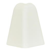 AUßENECKE Weiß  - Weiß, Basics, Kunststoff (2,01/3,96cm) - Homeware
