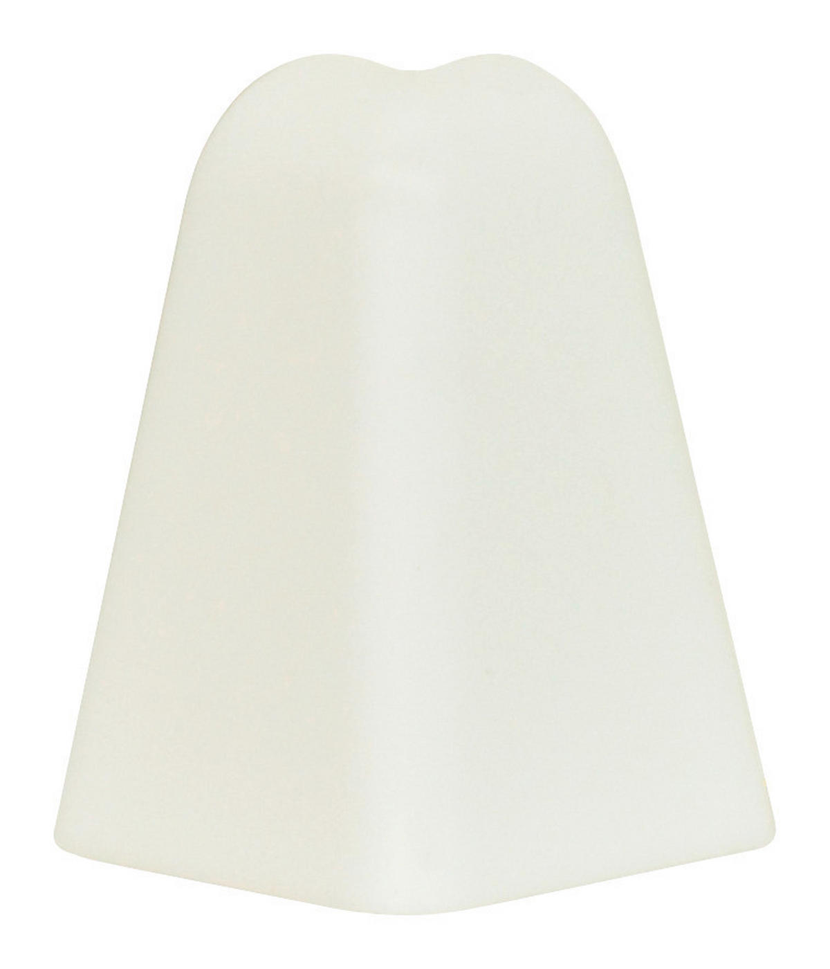 AUßENECKE Weiß  - Weiß, Basics, Kunststoff (2,01/3,96cm) - Homeware