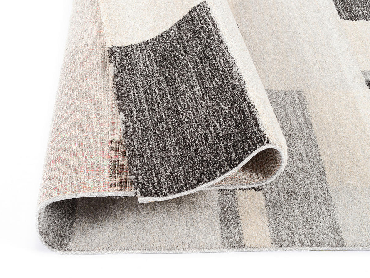 WEBTEPPICH 240/290 cm Palazzo Bloc Grau  - Grau, KONVENTIONELL, Textil (240/290cm) - Novel